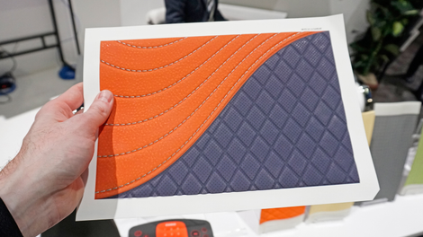 Embossing and stitching can all be faked using the Mofrel technology.